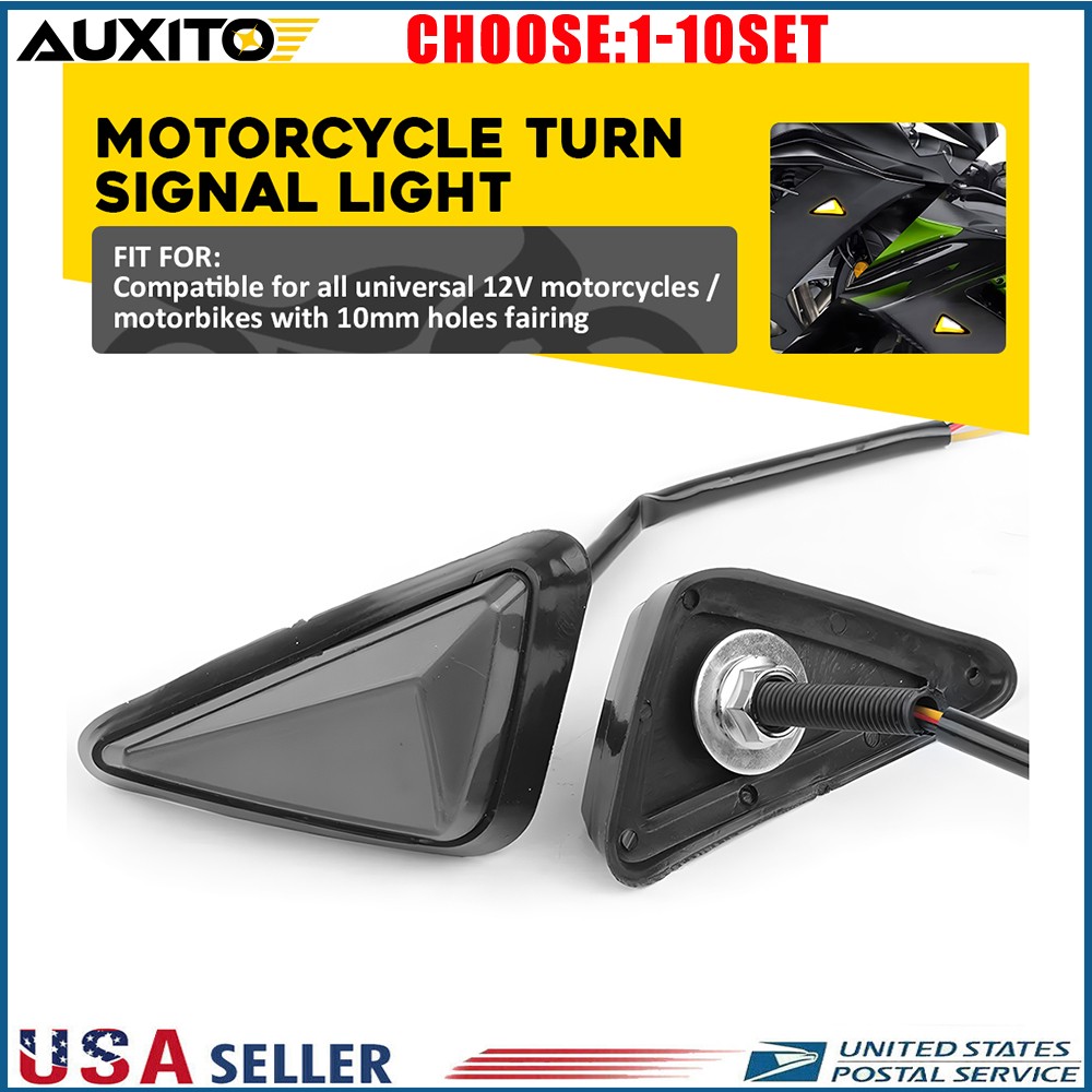 Turn Signal Light Smoke Flush Mount LED Blinker fit Yamaha YZF R1 R6 R6S 2-10X