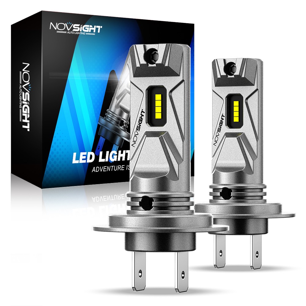 NOVSIGHT H7 LED Headlight Bulbs High Low Beam 6500K Bright White Conversion Kit