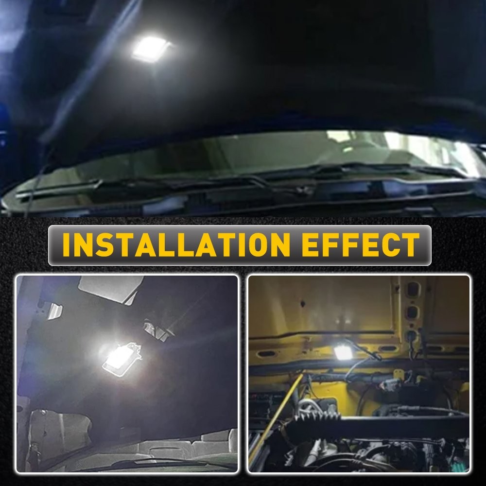 [BRIGHT]Underhood Hood Courtesy LED Lamp Light For Ram Wrangler Grand Cherokee V