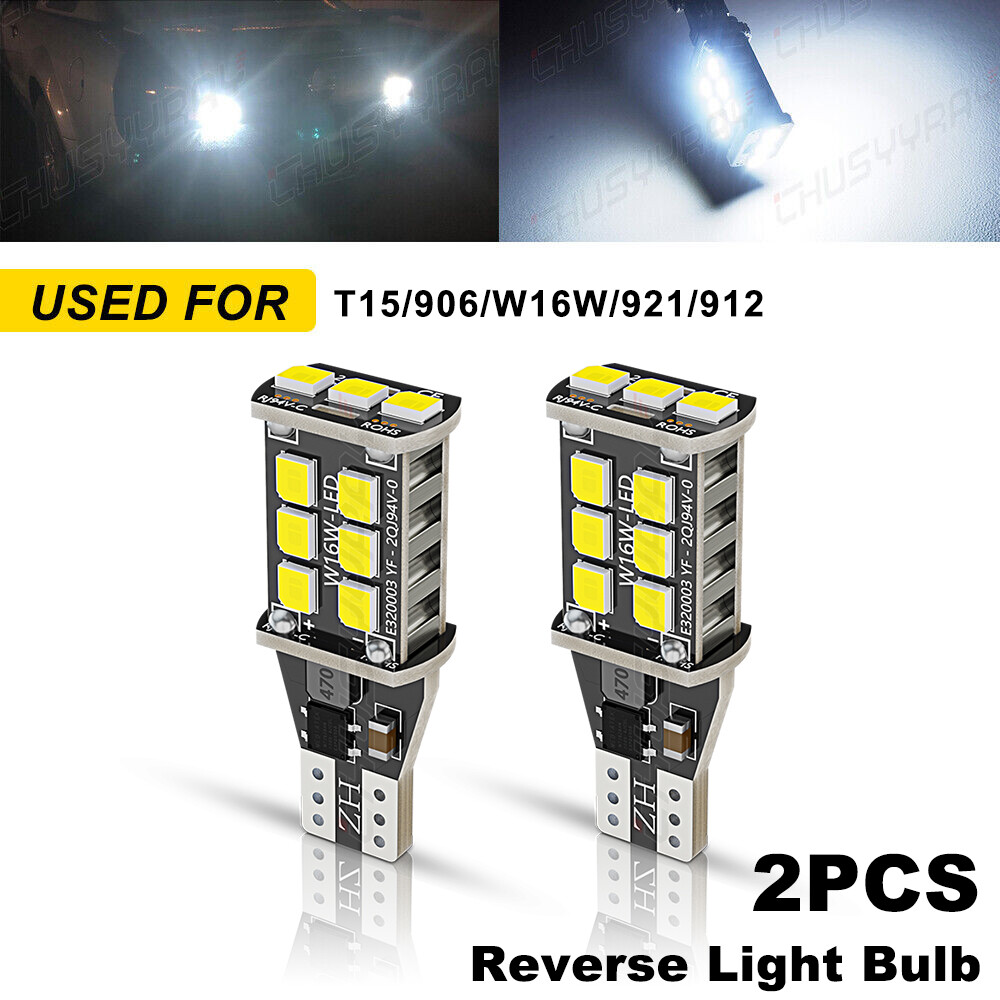 Super Bright White Canbus LED Bulb For Car Backup Reverse Light 921 912 T15 W16W