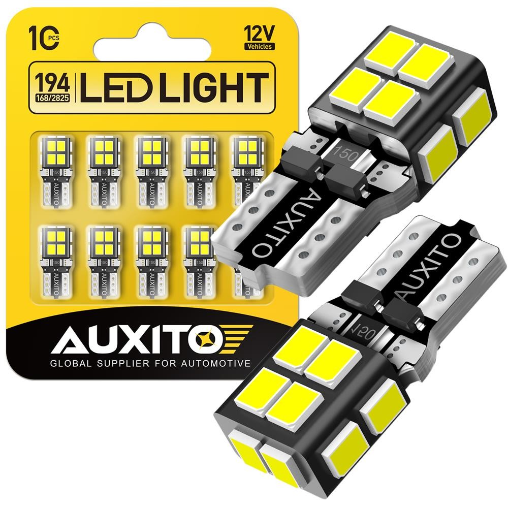 6500K T10 LED License Plate Light Bulbs 240ML Super Bright White 168 2825 194✅