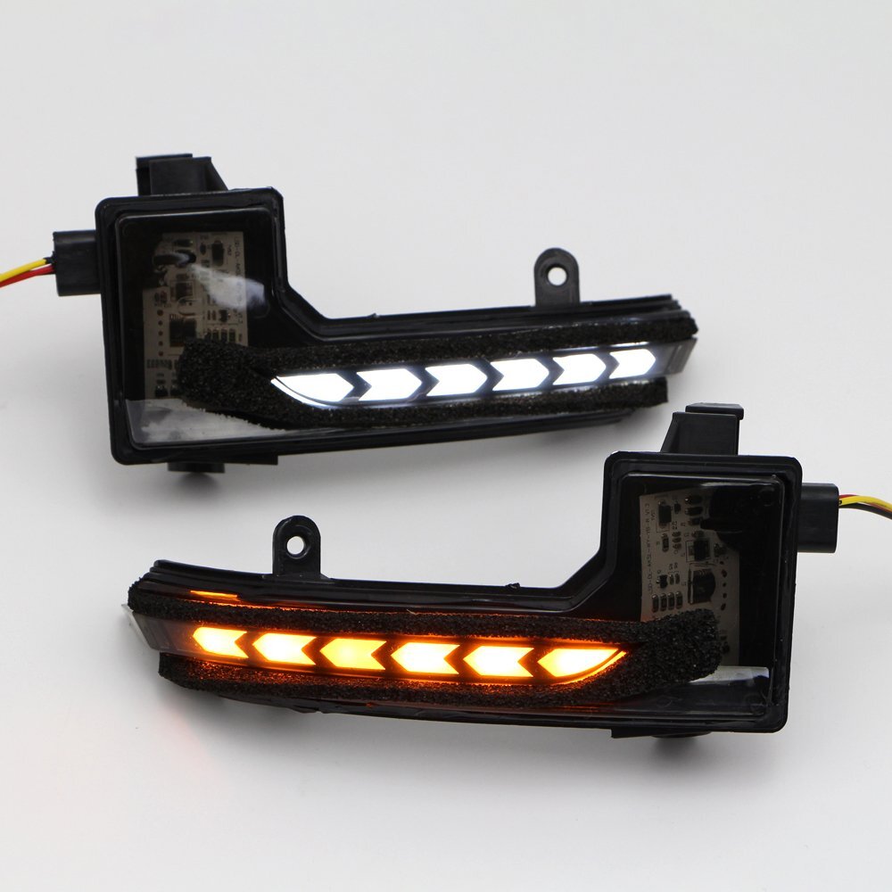 For Mazda 6 Atenza 2018-2020 LED Side Mirror Light with Turn Signal Smoke Lens