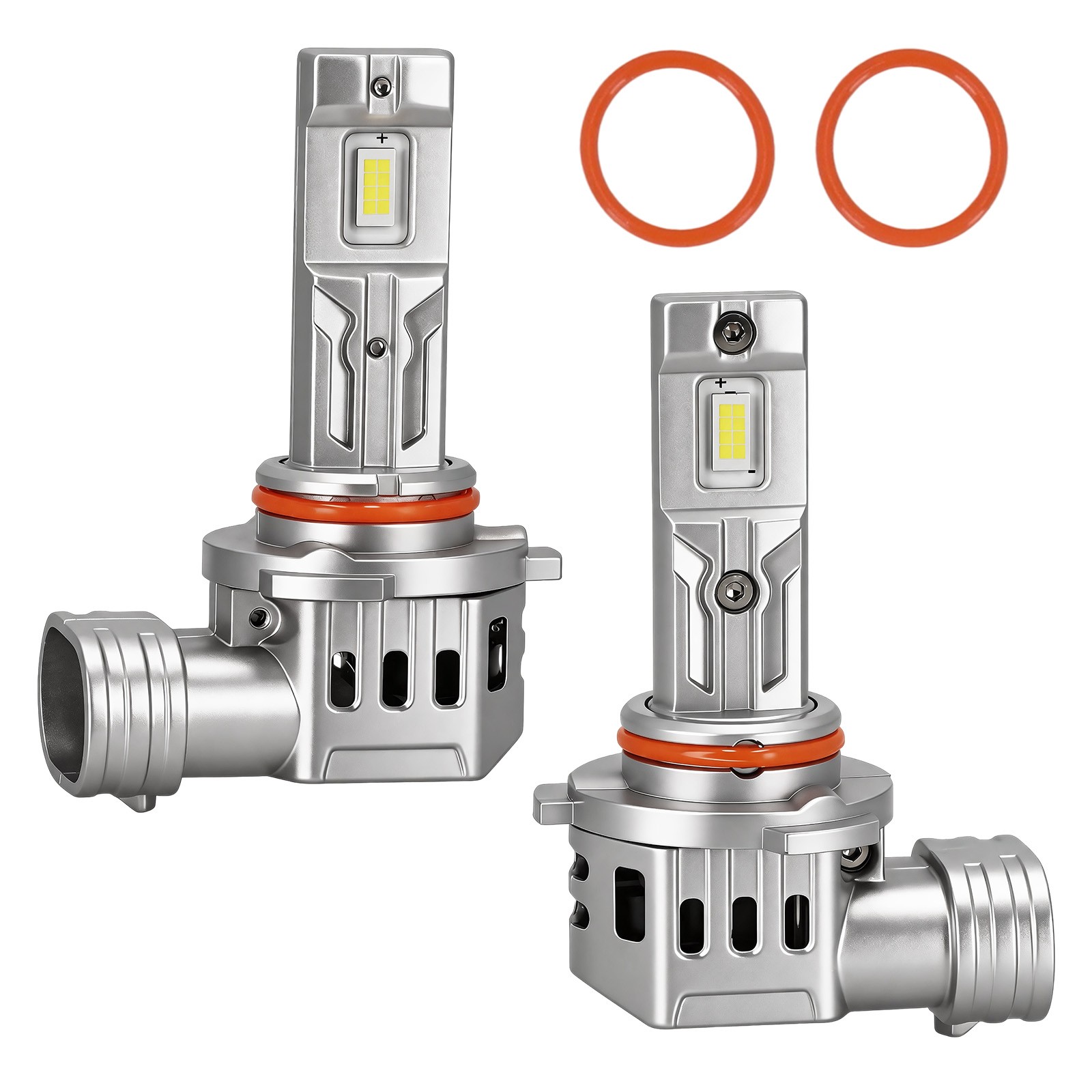28W 28000LM LED Light Bulbs Halogen 1:1 Design Aluminum Body 2Pcs High Beam