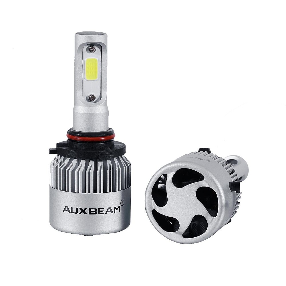 AUXBEAM LED Headlight Bulbs Conversion Kit 9005 High Beam FOG Light Bright White