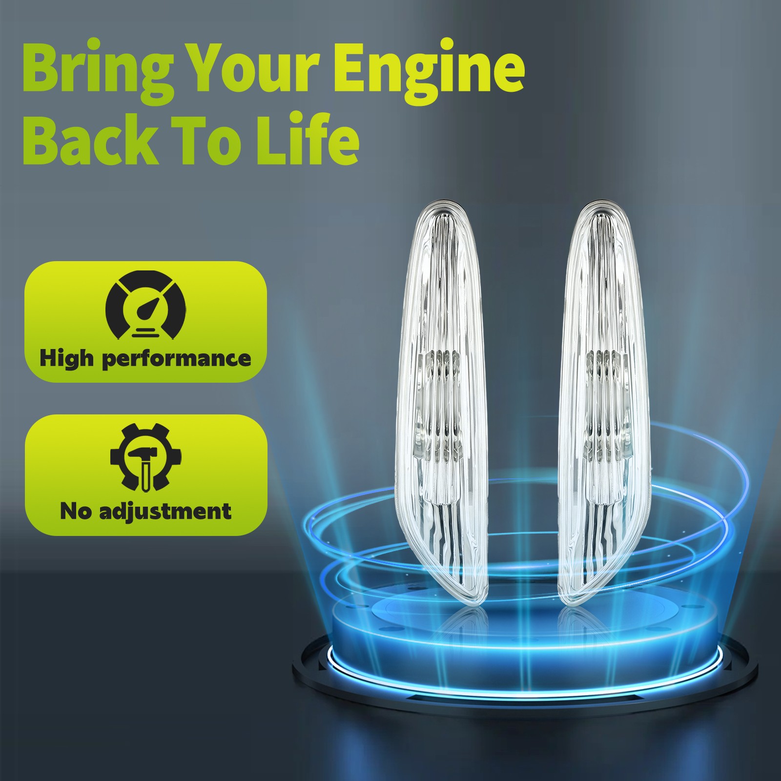 2x Clear Lens Amber LED Side Marker Light For BMW X1 E84 X3 E83 X5 E53