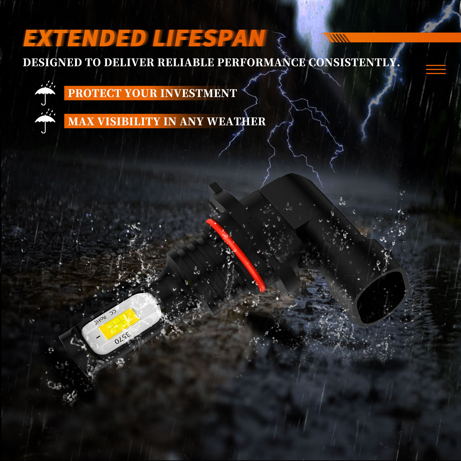 For 2007-2015 Chevy Tahoe 6x 6000k LED Headlight High Low Beam + Fog Light Bulbs