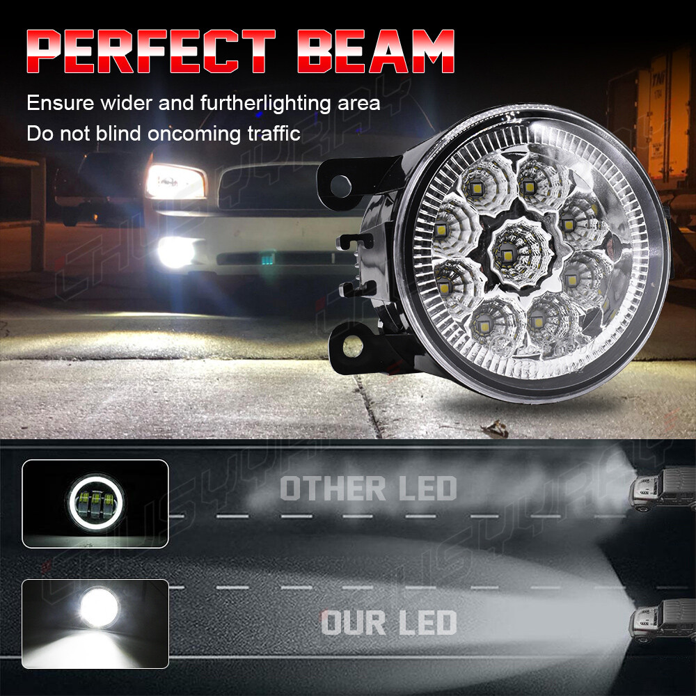 LED Front Left&Right Bumper Fog Light Driving Lamp For Acura TL 2012-2013 2014