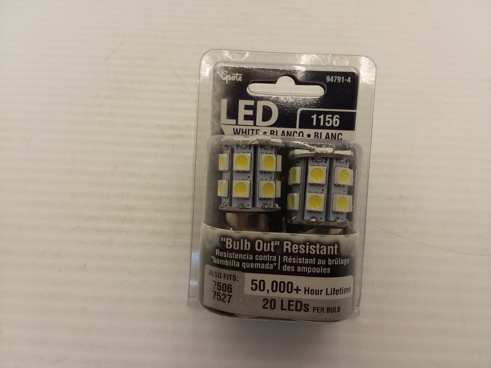 GROTE 1156 LED BULB WHITE 20 LEDS PER BULB 50,000+ HOUR LIFETIME NIB