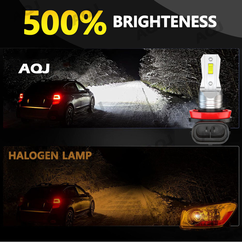 For Mercedes-Benz E550 2008-2013 6X Bulbs LED Headlights Hi/Low Beam+Fog Lights