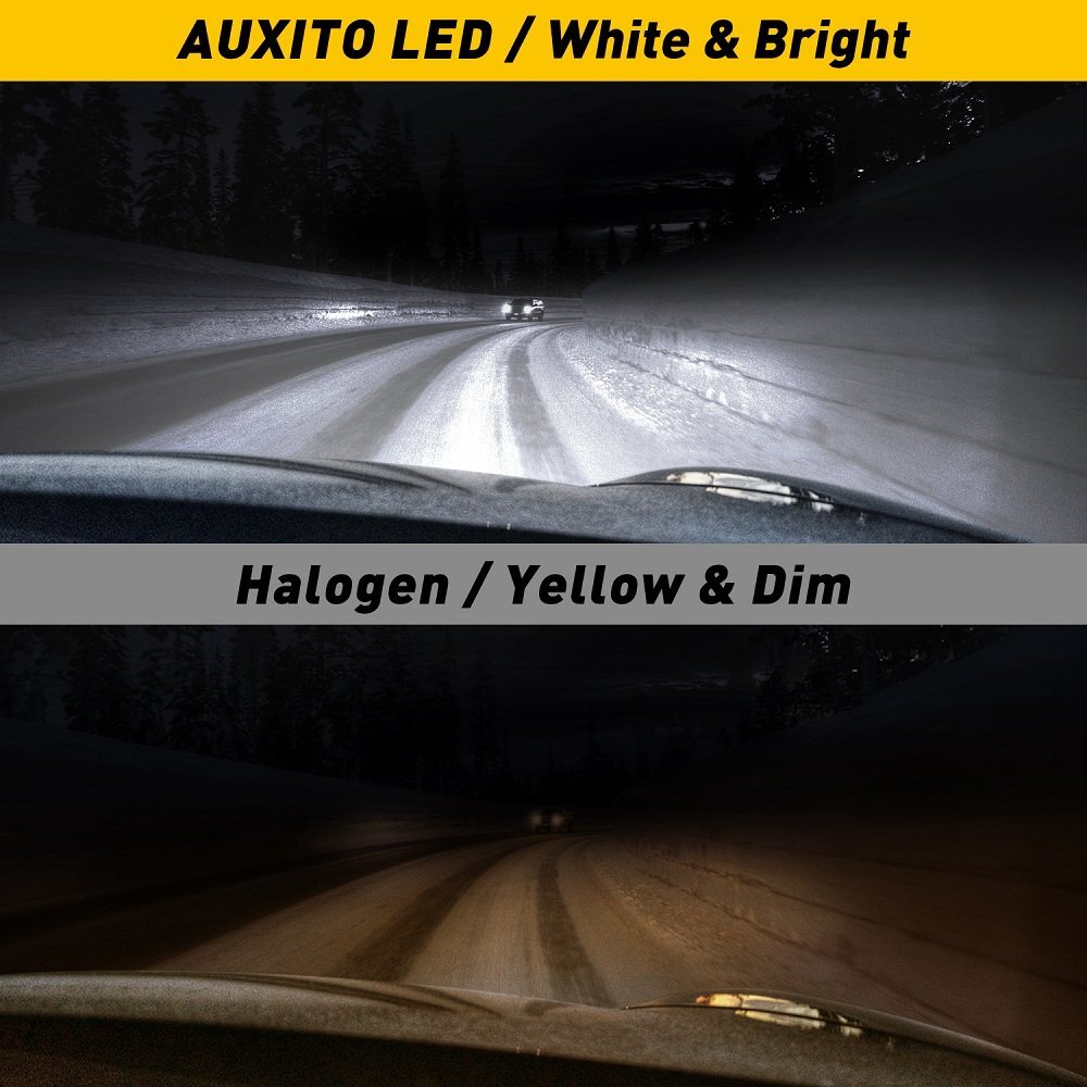 4X AUXITO Combo H13 9008 LED Headlight 9145 Fog Light for Ford F-150 2004-2014
