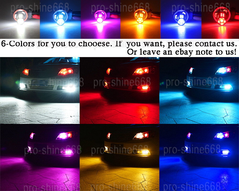 Amber Yellow LED Car Fog Driving Light Bulb Lamp 30SMD 3030 5201 9009 PS24W 5202