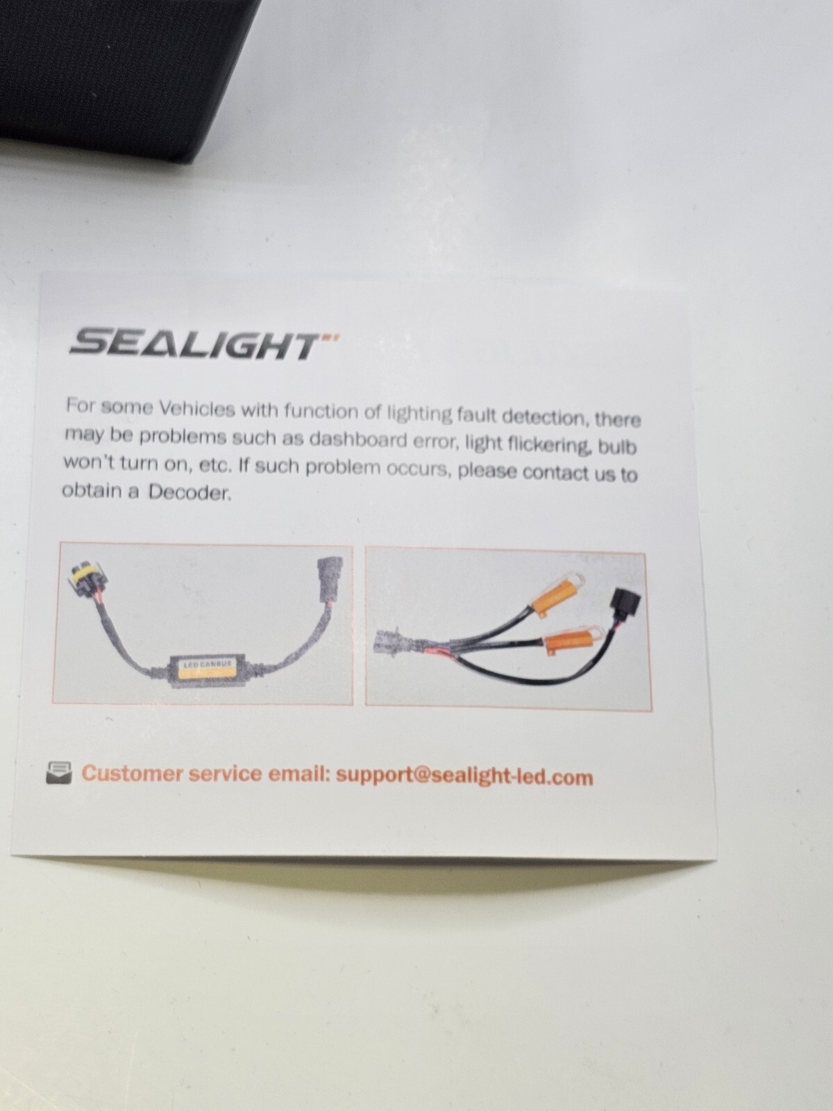 (QTY 4) SEALIGHT Laxmas L2S H11 SM-241229 Super Bright 6500K IP68 Waterproof