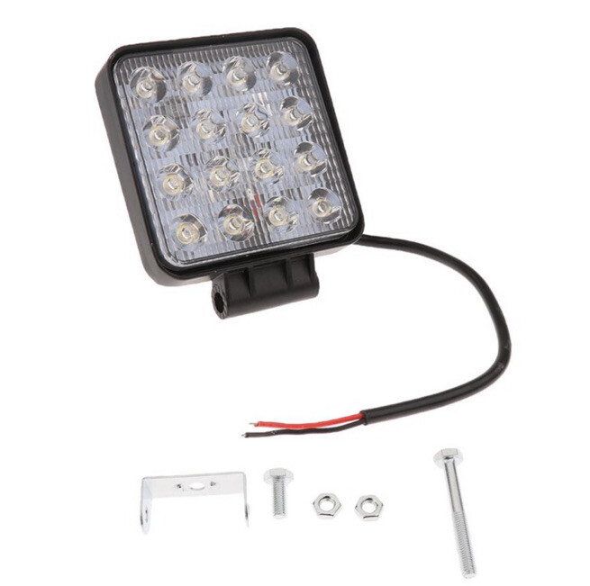One 12/24V 48W 16LED Lamp Bulb For Motorcycle Auto car and boat Truck Work Pod.