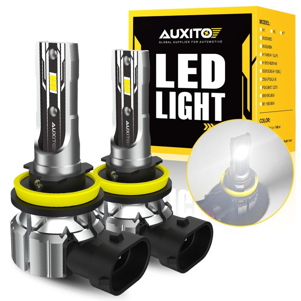AUXITO CANBUS White 6500K 9005 9006 H11 H8 LED Headlight Fog Light Hi/Lo Beam US