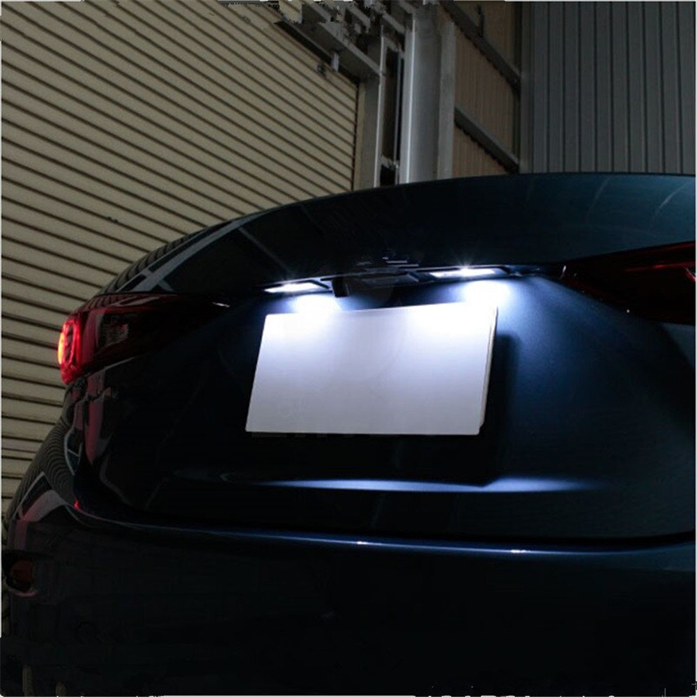 For Mazda6 2002-2008 Sedan Vehicle Rear 18 LED Number License Plate Light 2PC