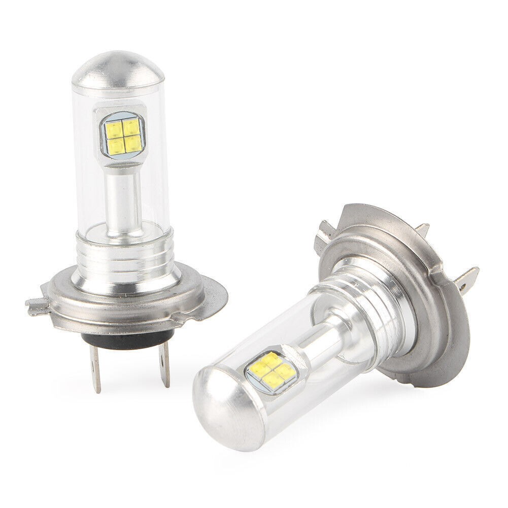 LED Headlight Fog Reading Signal Light Kits Bulb 6000K Super White 80W H7
