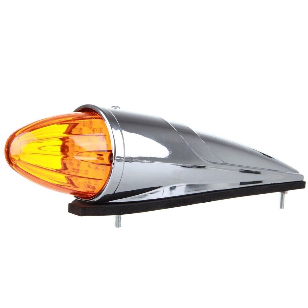 5x 17LED Amber Semi Cab Marker Clearance Truck Roof Light Assembly For Peterbilt