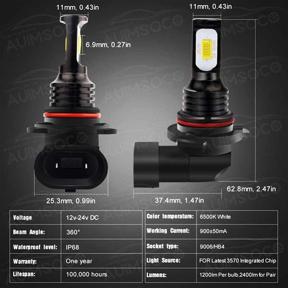For Jeep Liberty 2008-2012 LED Headlight + Fog Lights Bulbs 9008 H13 9145 6000K