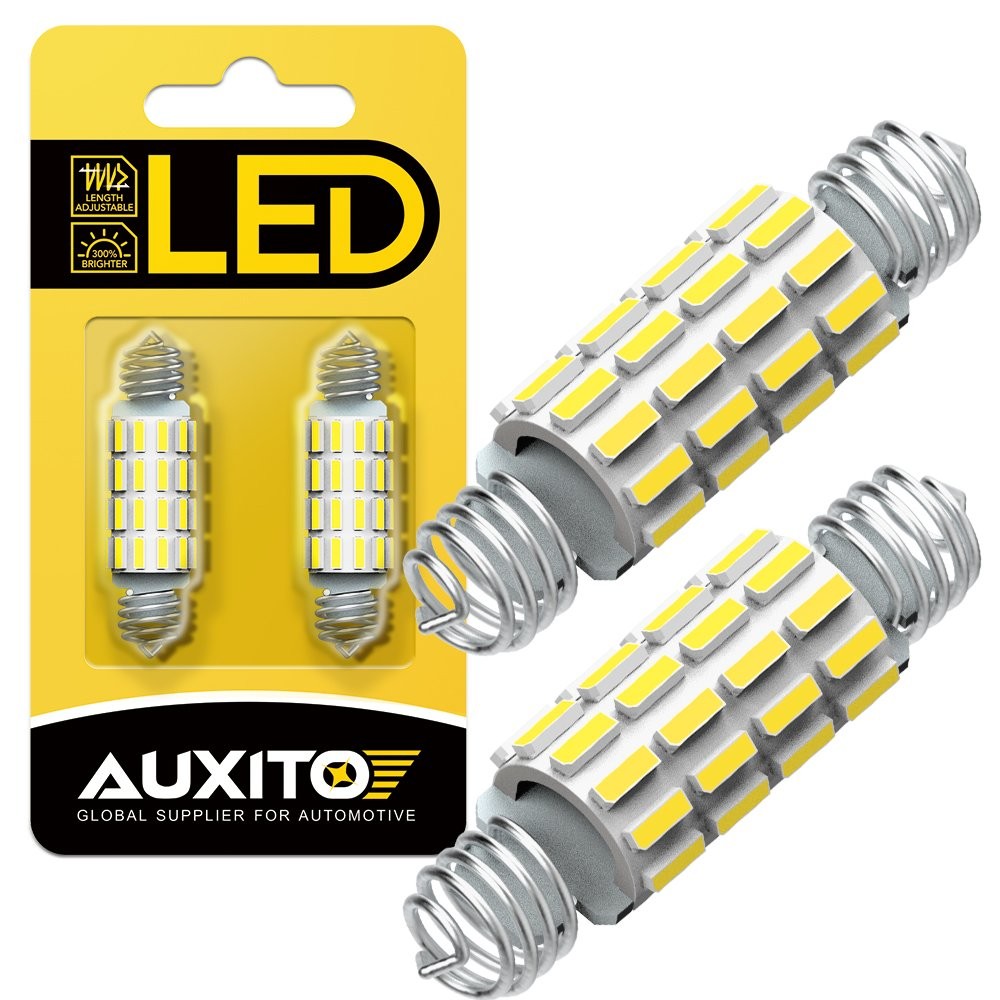 AUXITO 39MM-42MM 578 211-2 LED Interior Bulb Dome Map Light 6500K White 1000LM
