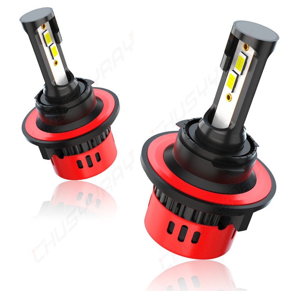 Brightest 9008 H13 120W LED Headlight Bulbs High Low Beam 42000LM Super White