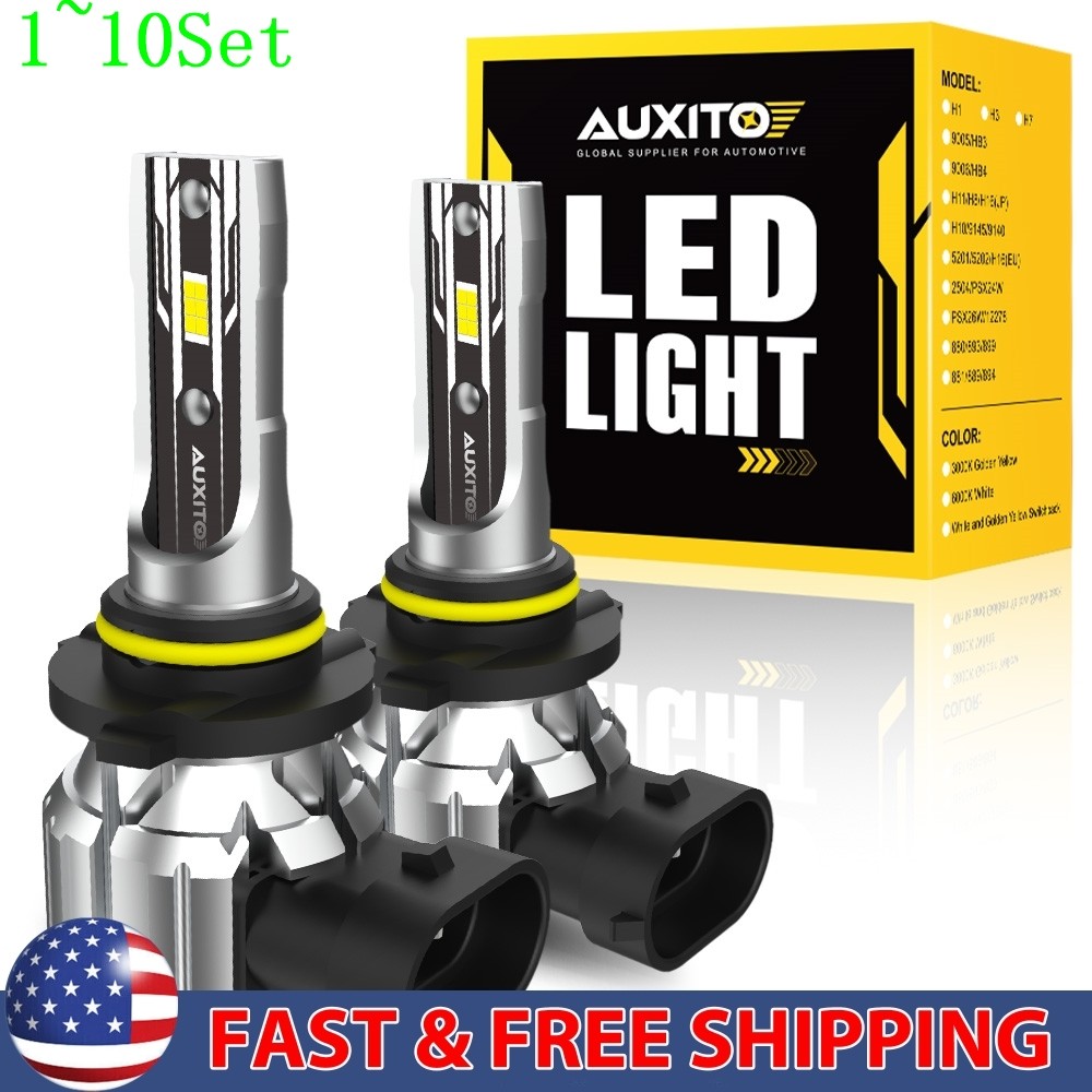 HB3 9005 LED Headlight Bright Super Bulb White 20000LM High/Low Beam 1-10Set