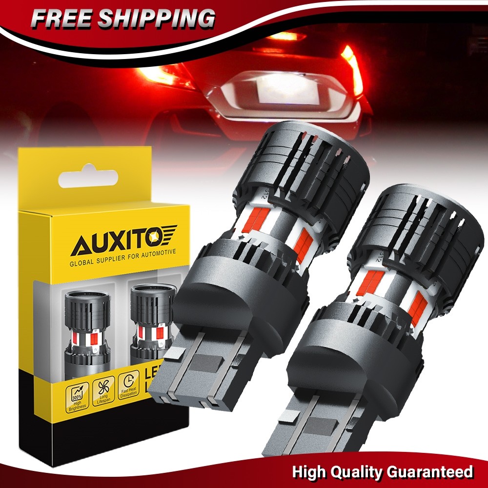 AUXITO CANBUS 7440 7443 7441 7444 LED Bulb Red with Built-in Resistor Error Free