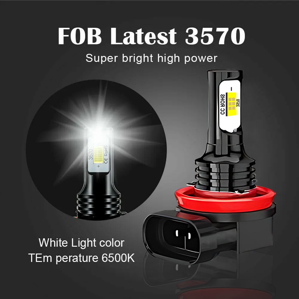 9005+H11 LED Headlight Bulbs Kit For Chevrolet Malibu 2013-2021 High Low Beam