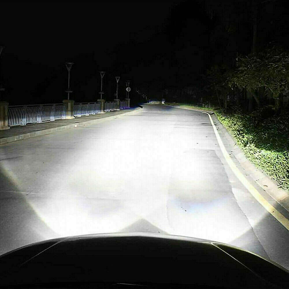 H7+H7+H11 Combo Mini LED Headlight Bulbs High Low Beam fog Light 6000K Lamps