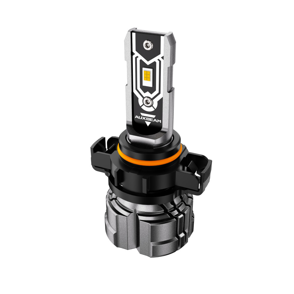 AUXBEAM 3000K Amber 5202 LED Fog Light Bulbs for GMC Sierra 1500 2500 HD 2007-15