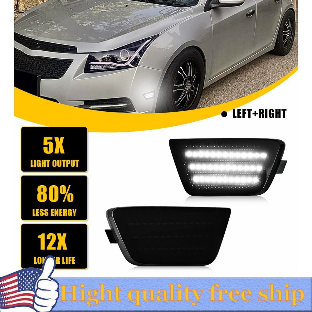 3row Sequential Signal LED Side Marker Lights For 2016-2021 Honda Civic 2/4/6