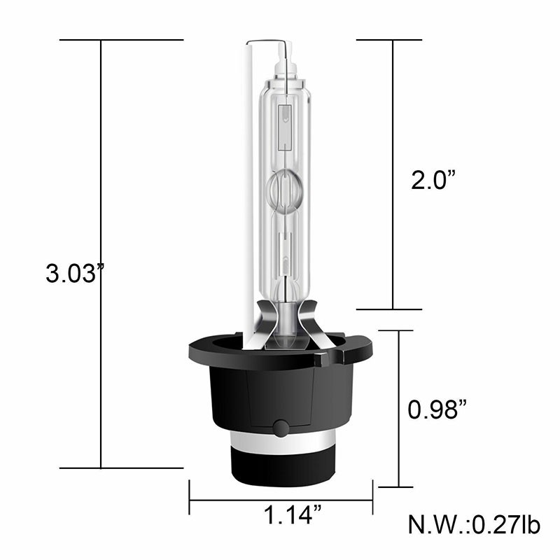 2x D2S D2R Factory OEM HID Xenon Replacement Headlight Bulbs 6000K Bright White