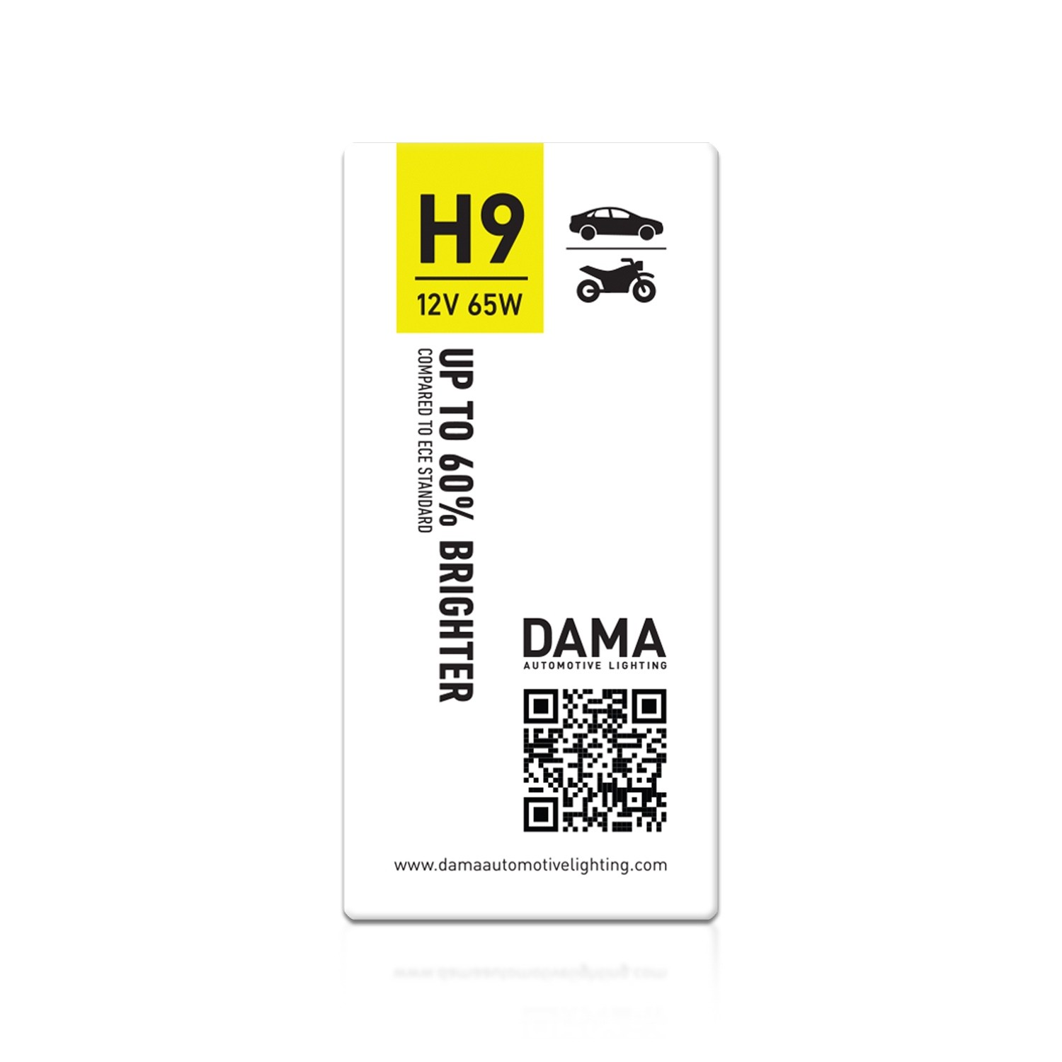 DAMA Standard Plus H9 High 3400K 2200lm DOT Street Legal Fleet Bulk Pack of 10