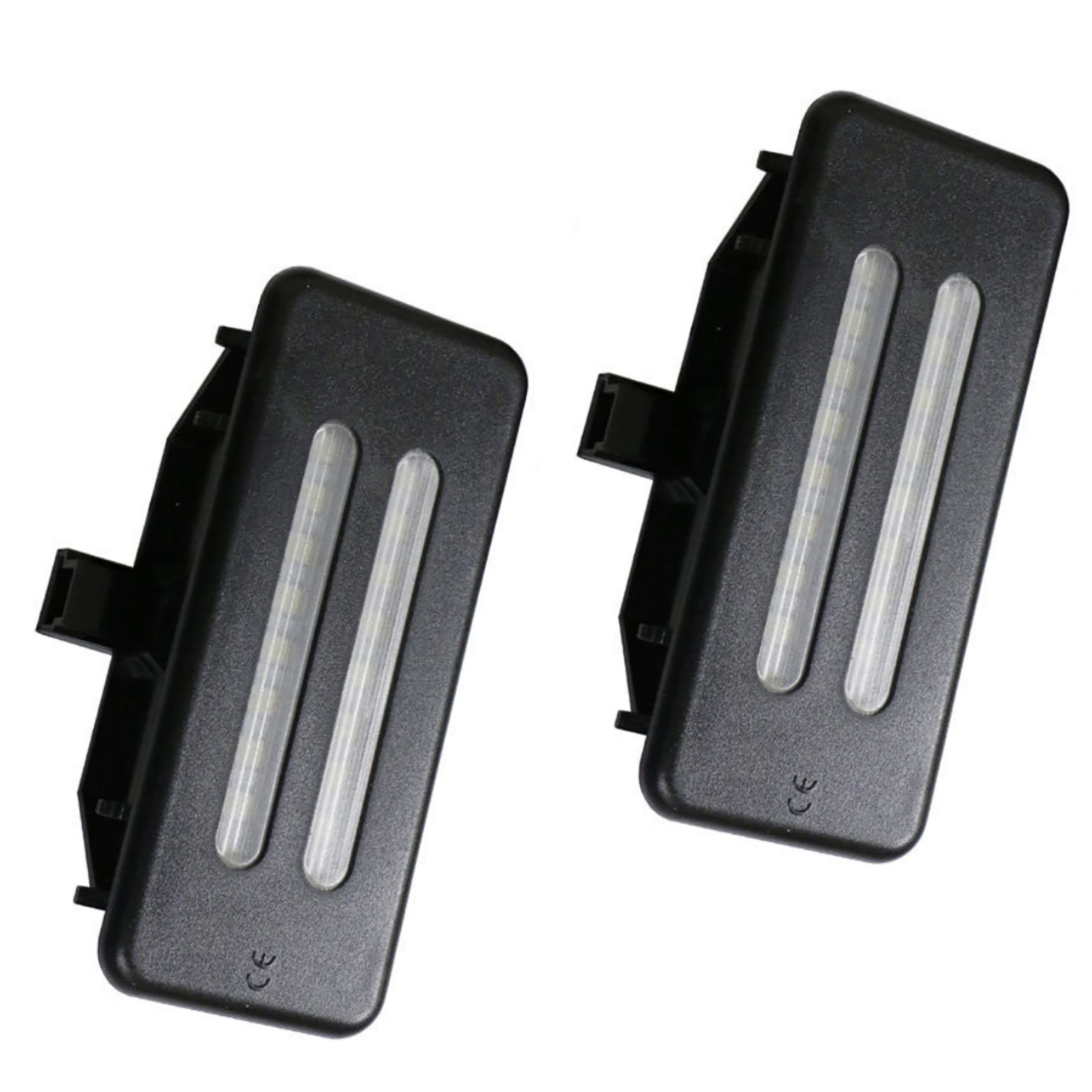 2Pcs New Sun Visor Vanity Mirror LED Lights Car Replacement For BMW E60 E60N E61