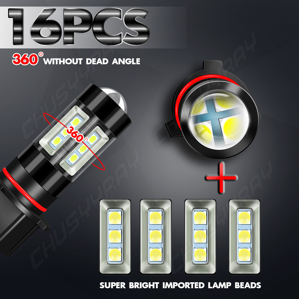 For Cheverlet Tahoe 2015-2020 6x LED Headlight Kit High&Low Beam Fog Light Bulbs