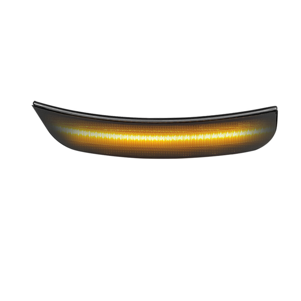 2PCS Amber LED Smoked Front Bumper Side Marker Lights For Chrysler 2015-2023 300