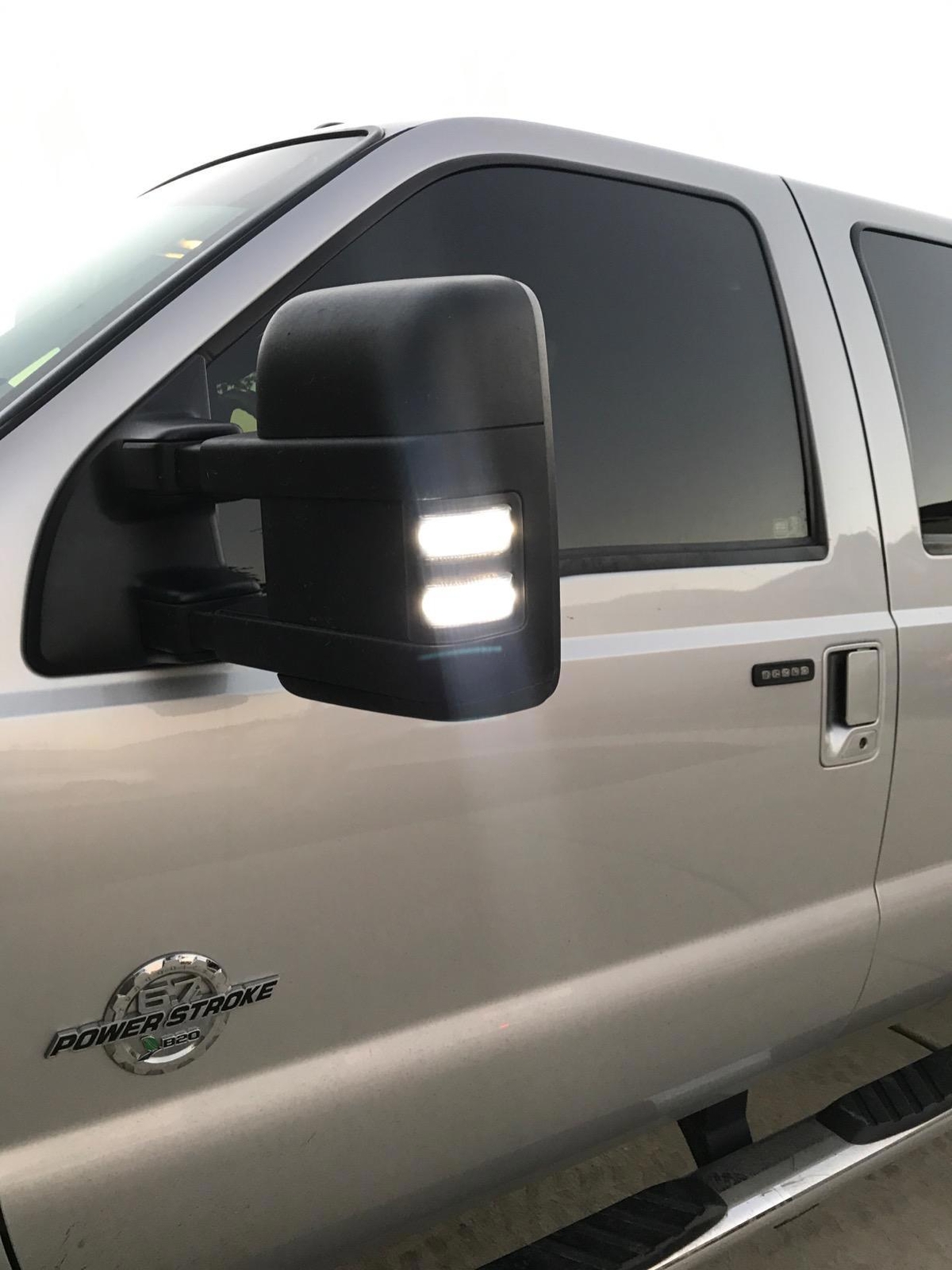 LED Side Mirror Marker Lights Lamp Clear For 2008-2016 Ford F250 F350 F450 F550