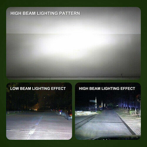 9005 9006 LED Combo 6000K Headlight Kit Bulbs Bright White HB3 HB4 High Low Beam
