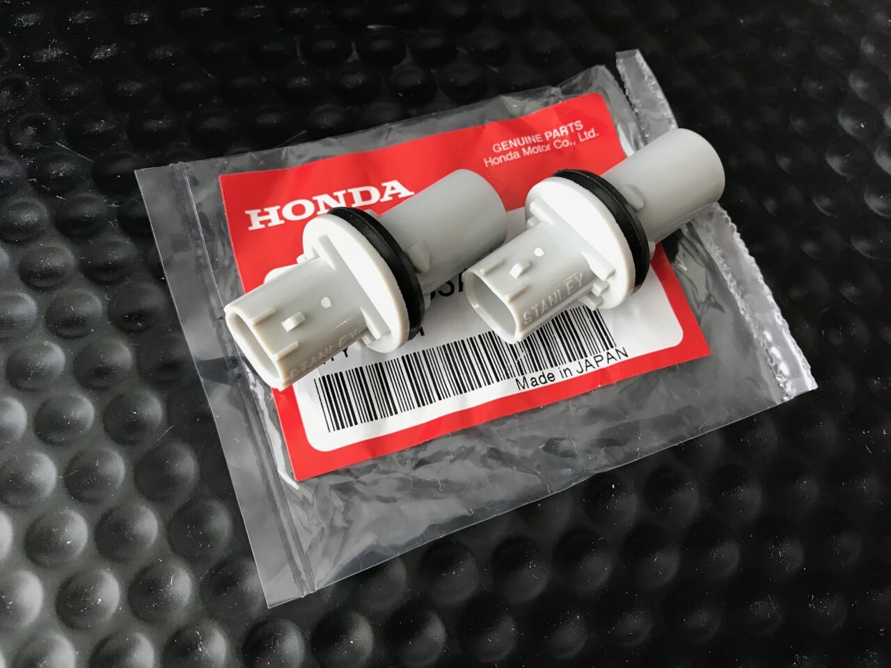 GENUINE OEM HONDA ACURA T10 HEADLAMP SIDEMARKER LIGHT BULB SOCKET (SET OF 2)
