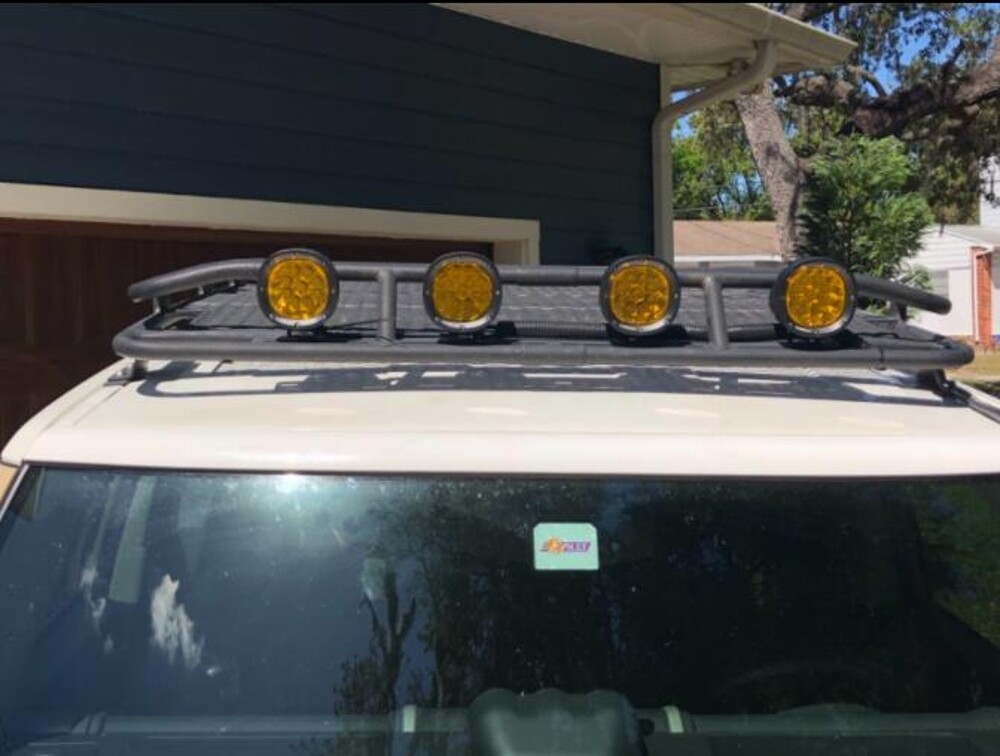 AUXBEAM For Yamaha Banshee Amber LED Cubes Fog Light Pods Spot Driving Lamps 2pc