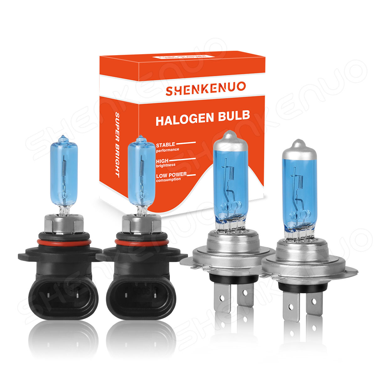 For Hyundai Tucson 2019-2020 4x Headlight High Low Beam Bulbs Combo Warm White