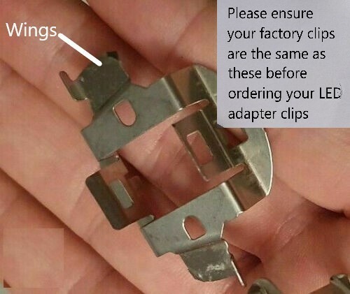 H7 LED Bulbs Holder retainers clips for Audi, VW, Skoda & Other makes listed UK