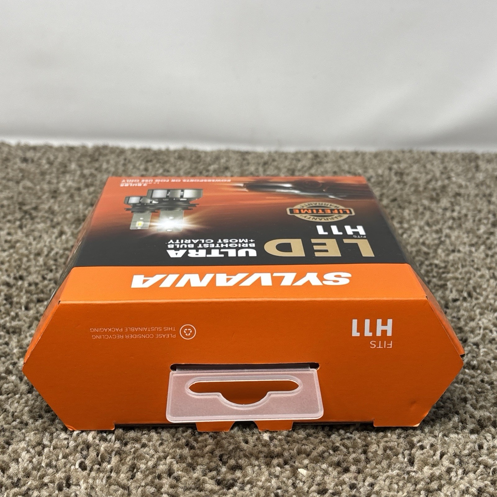 SYLVANIA H11 Ultra LED 2 Bulbs H11LEDHP.BX2 6000K BRAND NEW