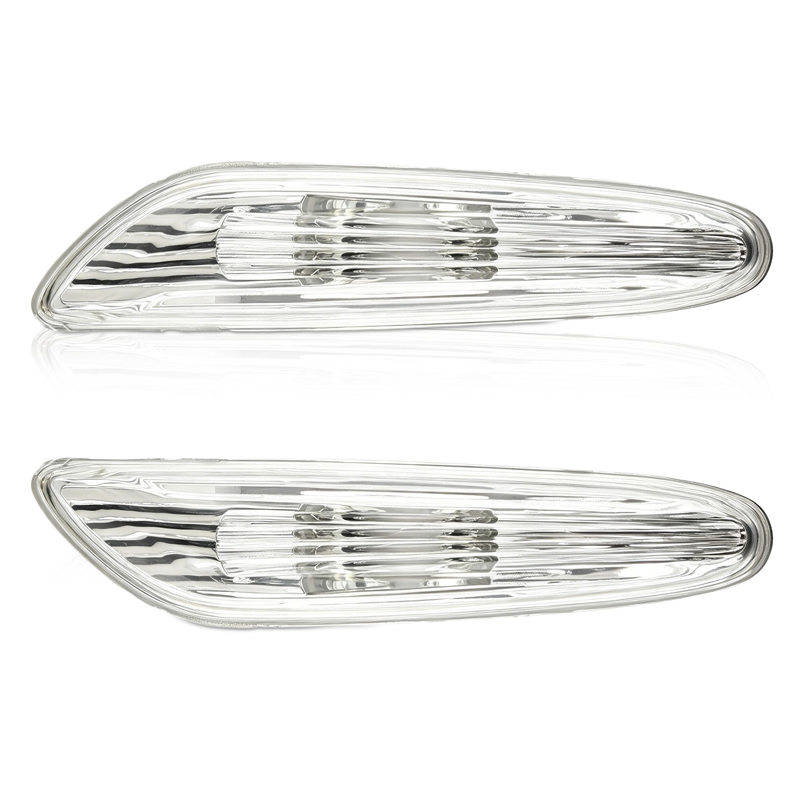 2x Clear Lens Amber LED Side Marker Light For BMW X1 E84 X3 E83 X5 E53