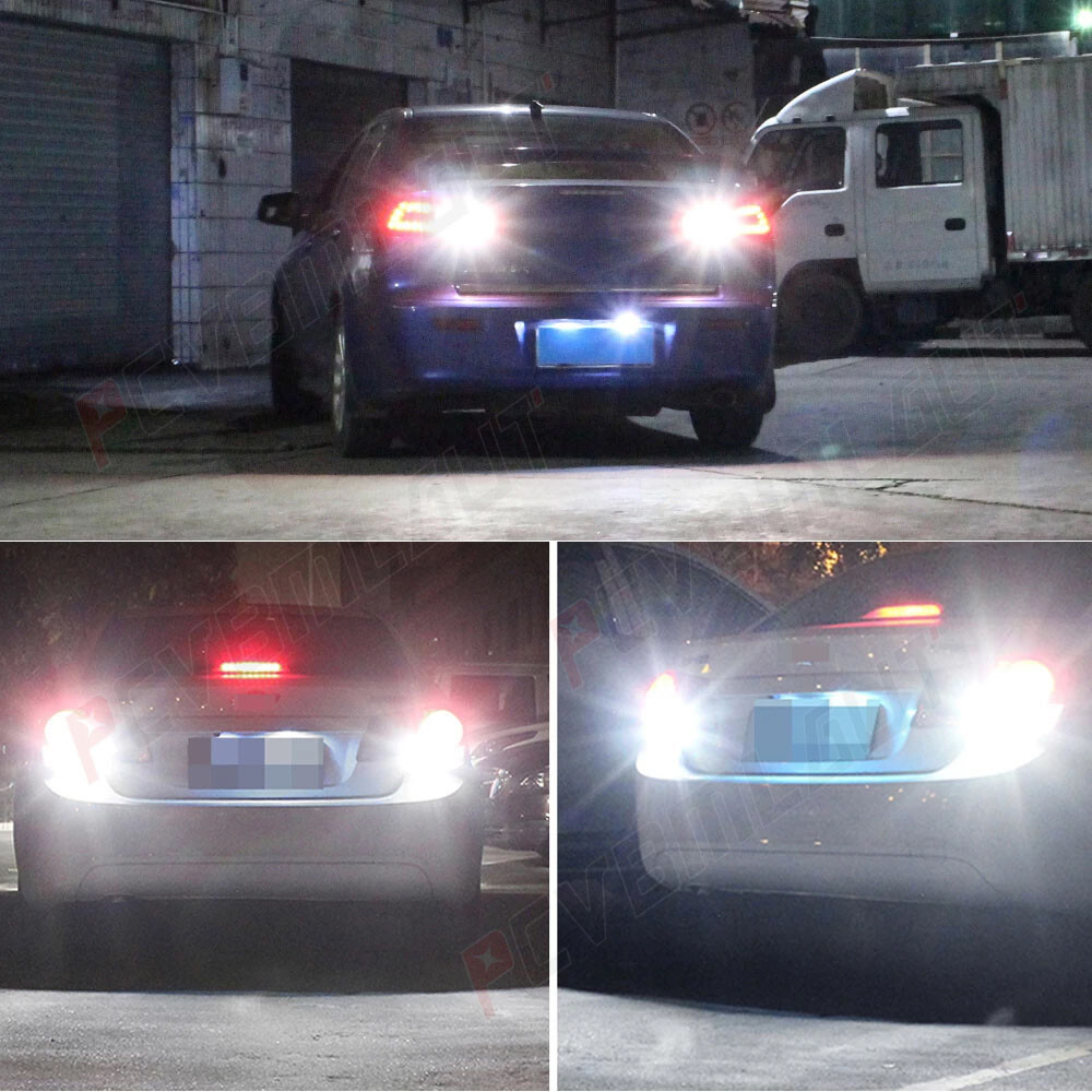 1000LM White 3156 3157 LED Reverse Backup Light Bulb For 2015-2021 Ford Mustang