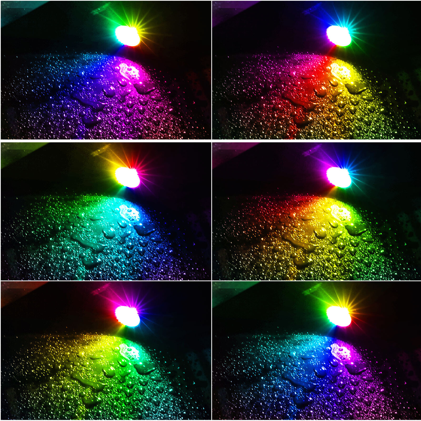 For Yamaha YXZ1000R Wireless Bluetooth 12 Pods RGB LED Rock Lights Underbody ATV