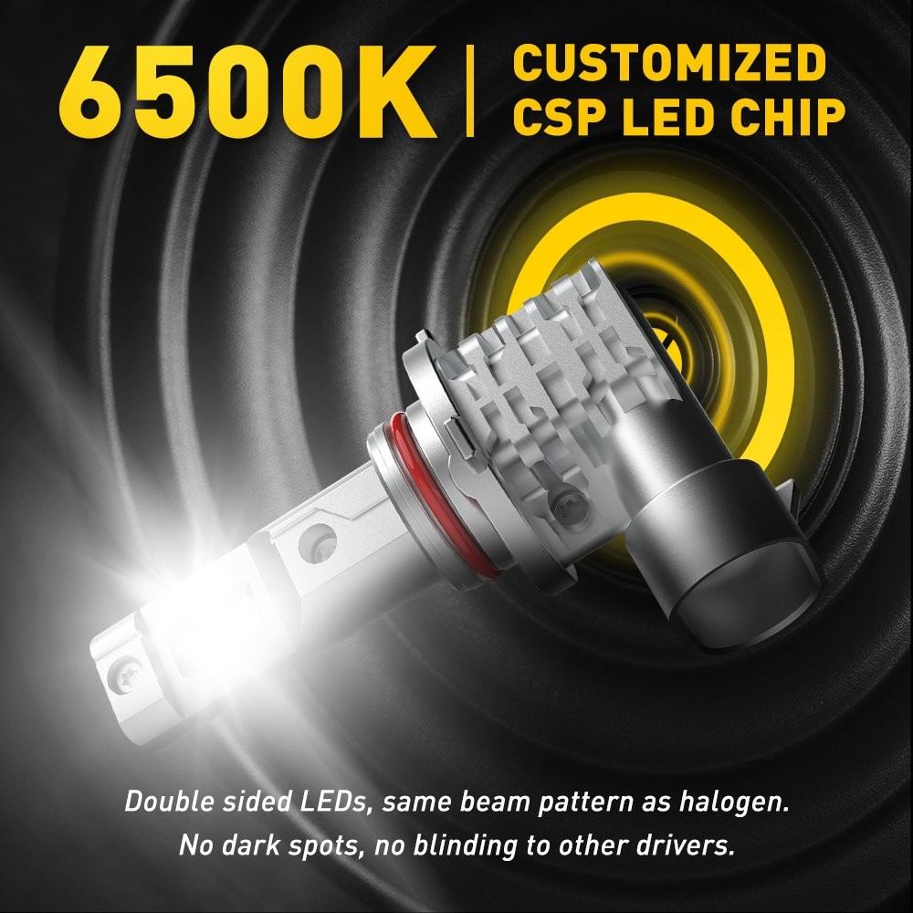6X 9005/ 9006/ H11 LED Headlight Kit Combo Bulb 6000K High-Low Beam Super White