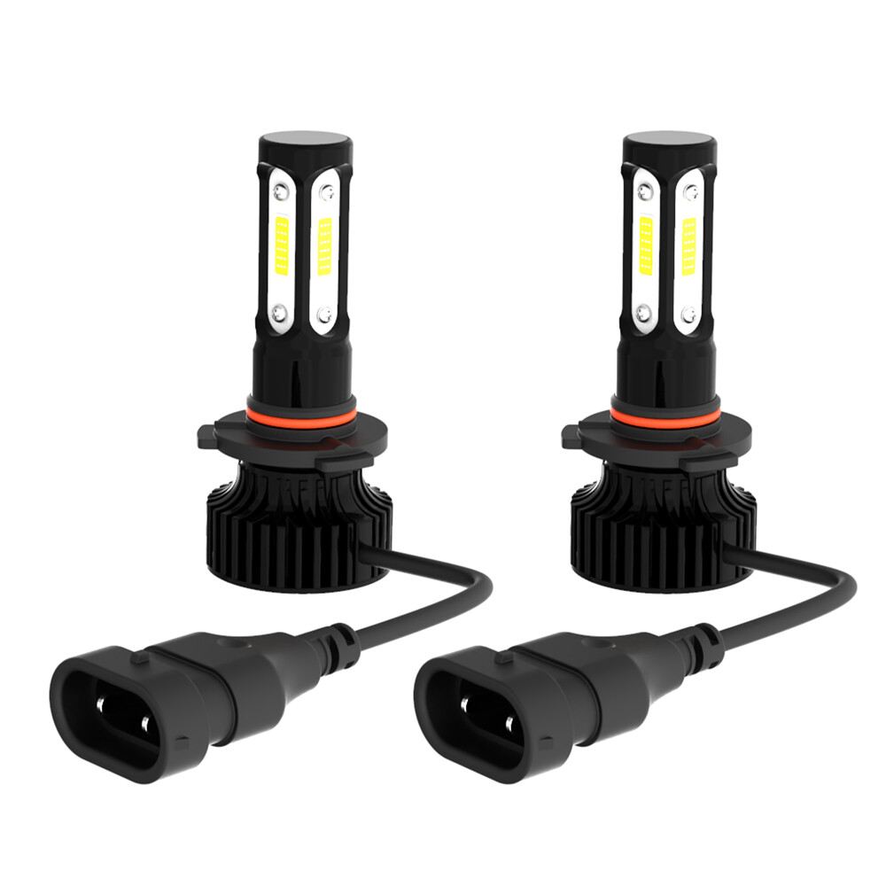 4-Side 9005 9006 Combo LED Headlight Kit High Low Beam Bulb 6000K 4800W 720000LM