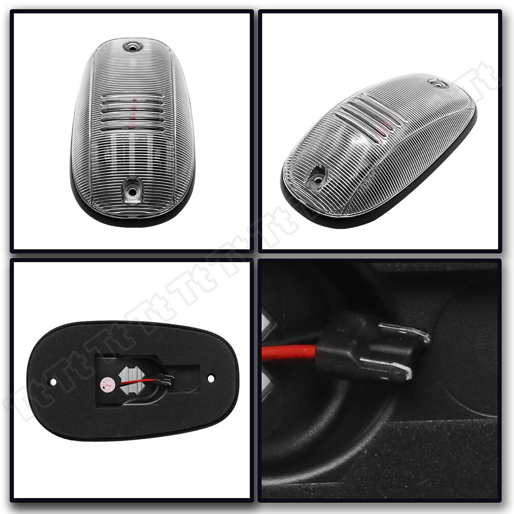 For 03-18 Dodge Ram 1500 2500 3500 Truck LED Cab Roof Marker Running Light Clear