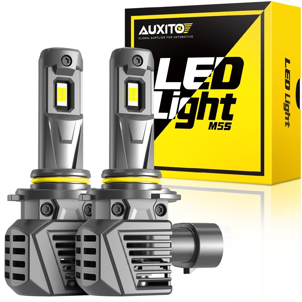 AUXITO M5S 9006 HB4 12LED Headlight Bulbs Hi/Lo Beam High Power 120W White EAAF