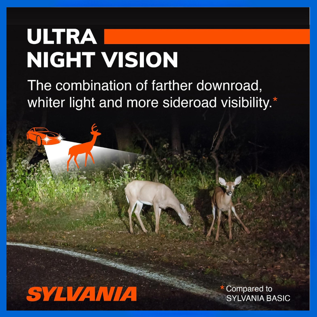SYLVANIA 9006 SilverStar Ultra Halogen Headlight Bulbs Fog Light 2 Bulbs
